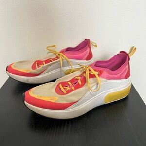 Nike AirMax Color Block Women’s 9.5 Sneakers Pink, Yellow & White AR7410-102